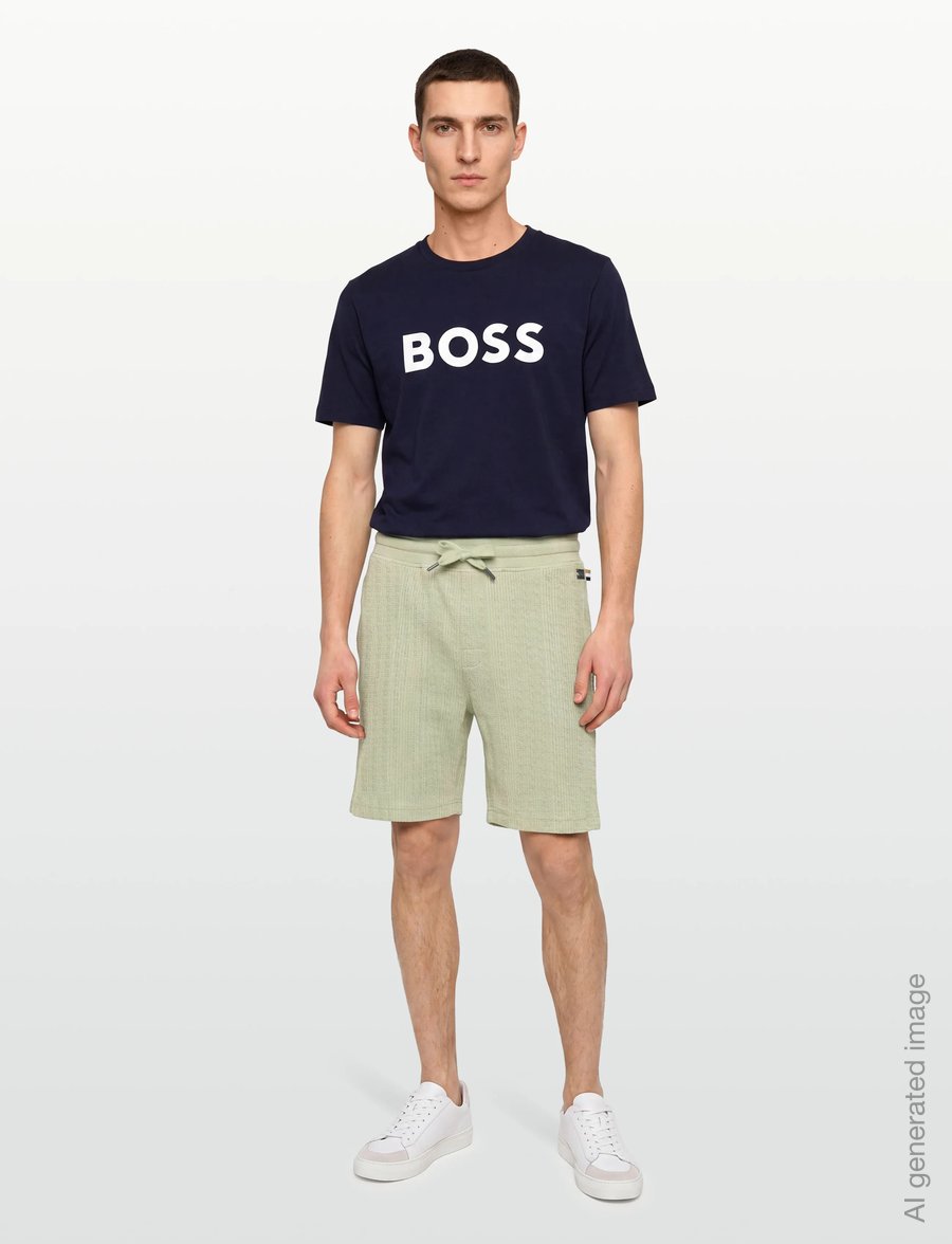 BOSS - Structure Shorts - bottoms - light/pastel green - 0