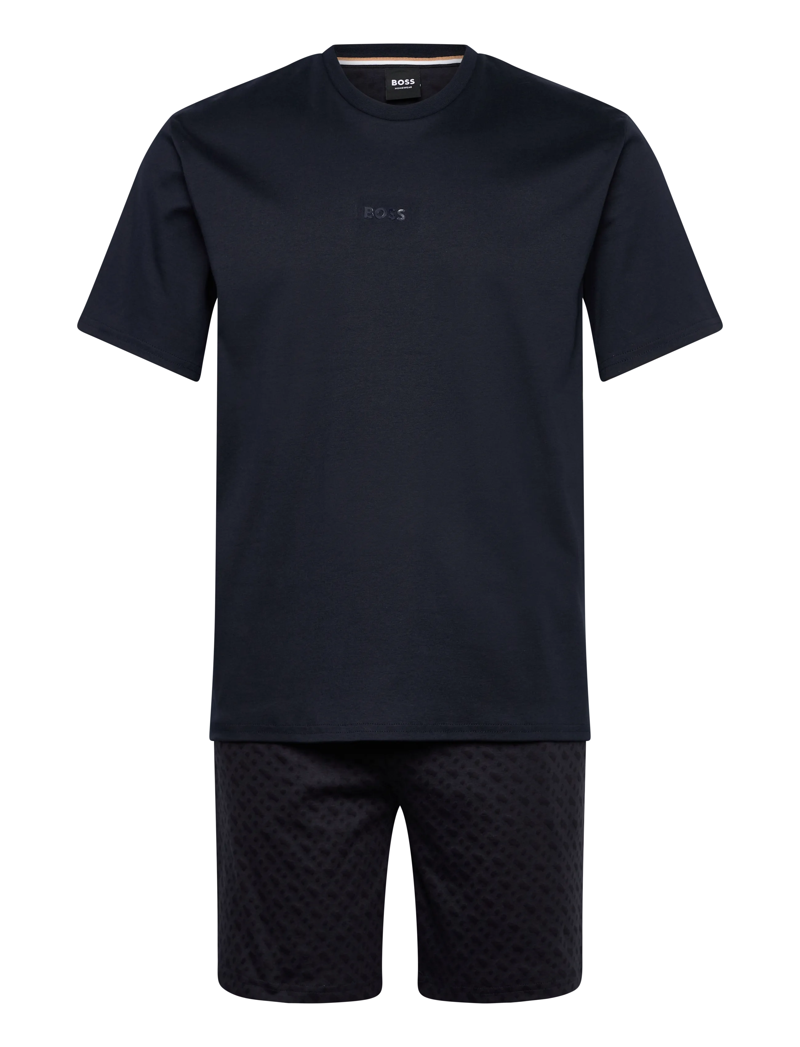 BOSS Relax Short Set, S, Night & Loungewear, Marineblau - Pyjamas (set), Männerswear