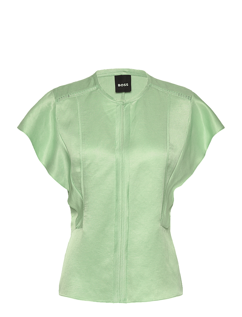 BOSS - Beliniara - kurzämlige blusen - light/pastel green - 0