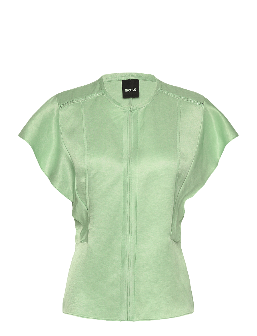 BOSS - Beliniara - blūzes ar īsām piedurknēm - light/pastel green - 0