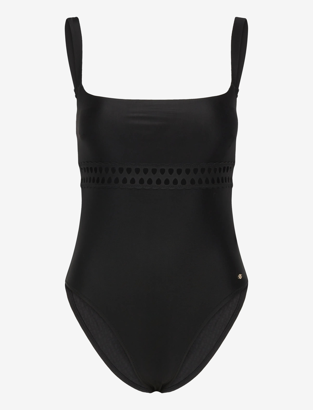 BOSS - EYELET SWIMSUIT - trikood - black - 0