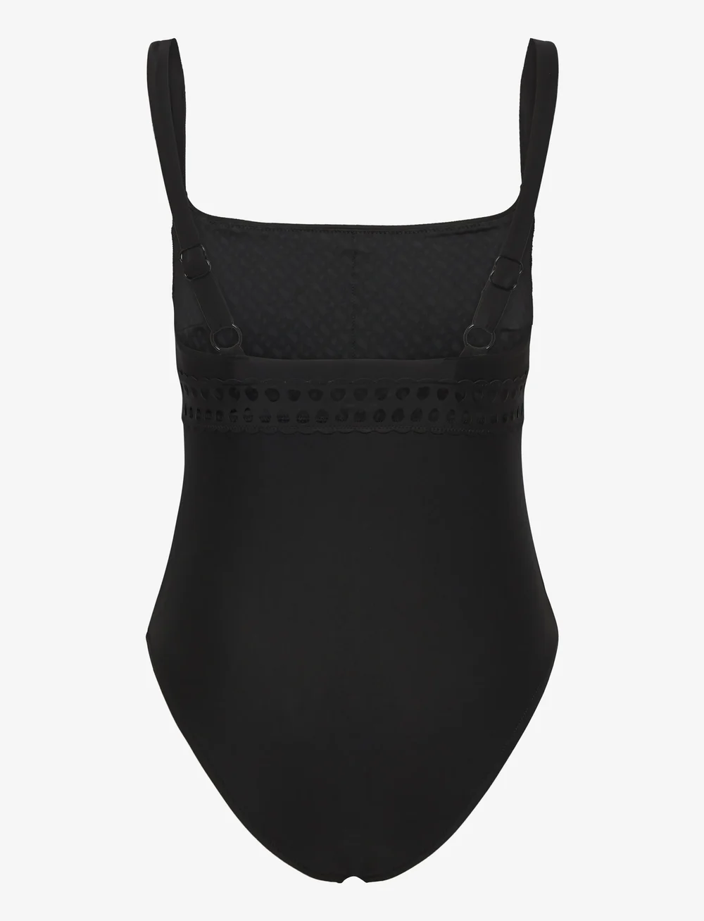 BOSS - EYELET SWIMSUIT - badeanzüge - black - 1