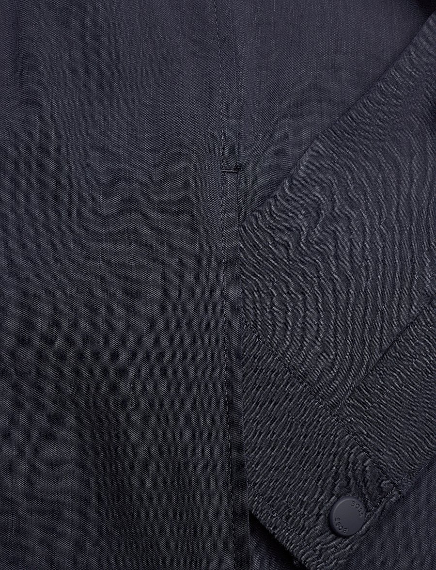 BOSS - P-Carper-Zip-WG-252 - jacken - dark blue - 4