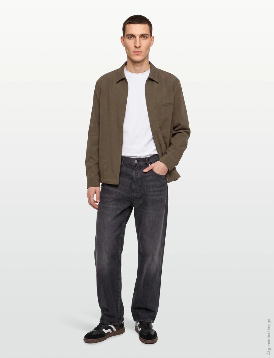 BOSS - P-Carper-Zip-WG-252 - kurtki i płaszcze - dark green - 0