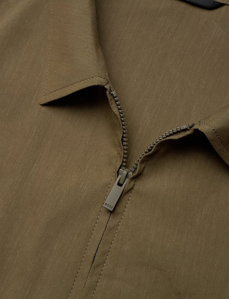 BOSS - P-Carper-Zip-WG-252 - jakid ja mantlid - dark green - 2