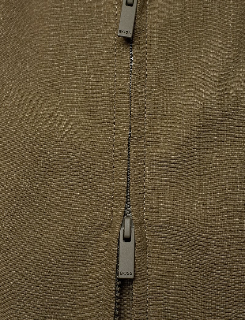 BOSS - P-Carper-Zip-WG-252 - jakid ja mantlid - dark green - 4