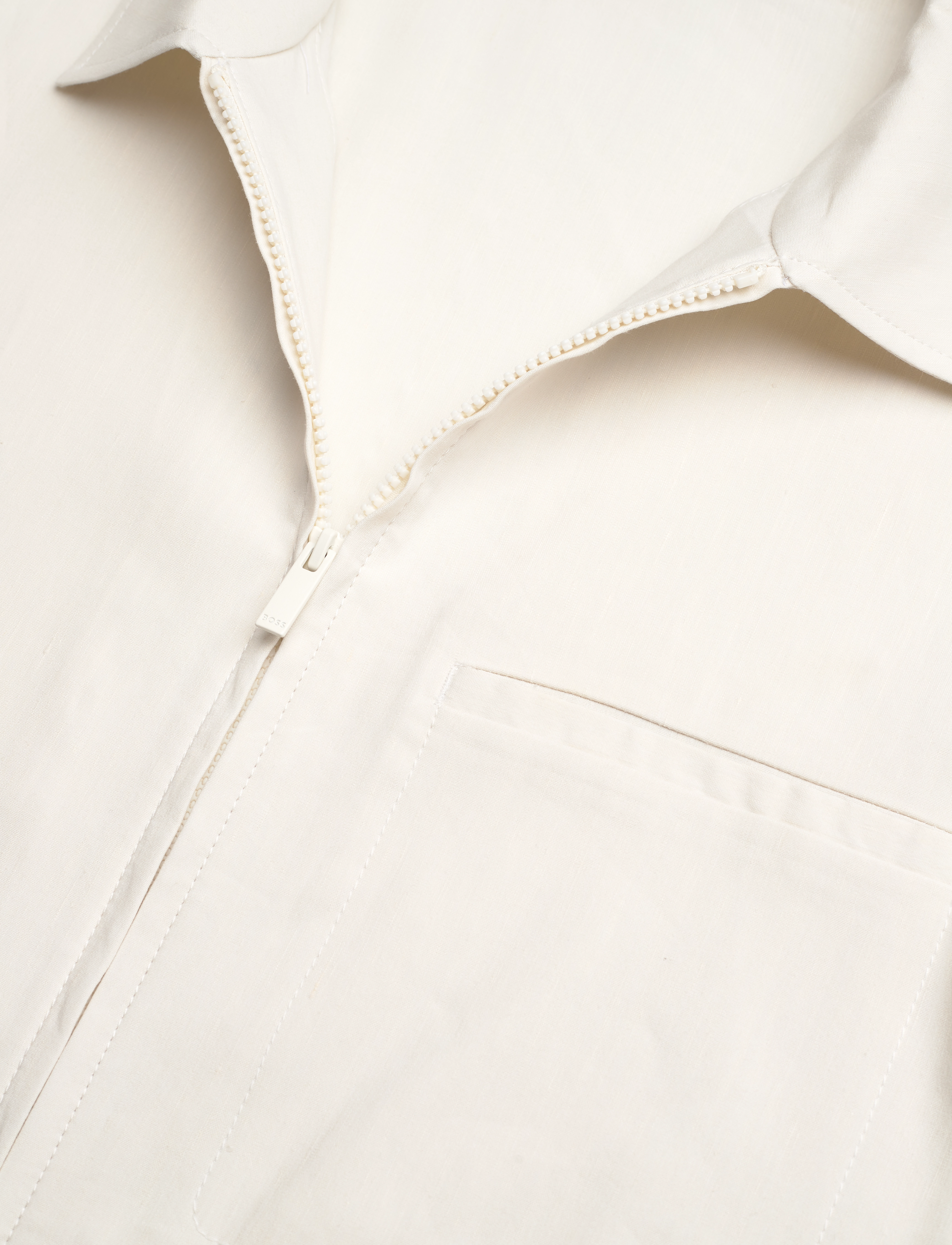 BOSS - P-Carper-Zip-WG-252 - jakker - open white - 2
