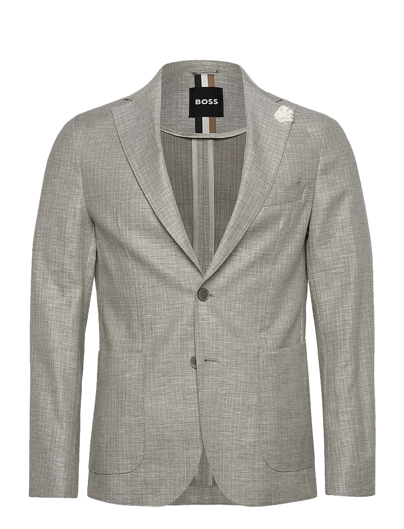BOSS - C-Hanry-252 - enkeltradede blazere - light beige - 0