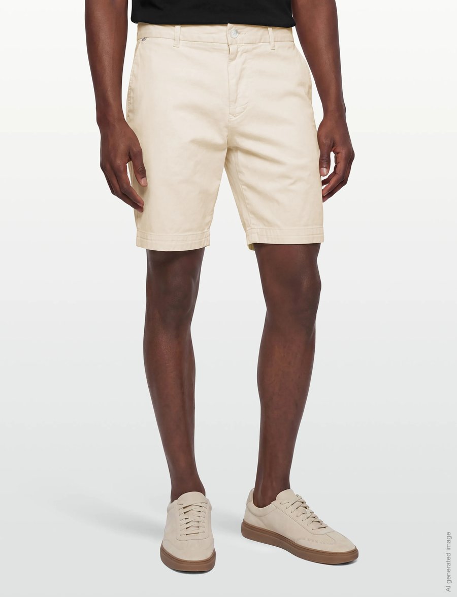 BOSS - H-Slice-Shorts1 - chinos shorts - open white - 3