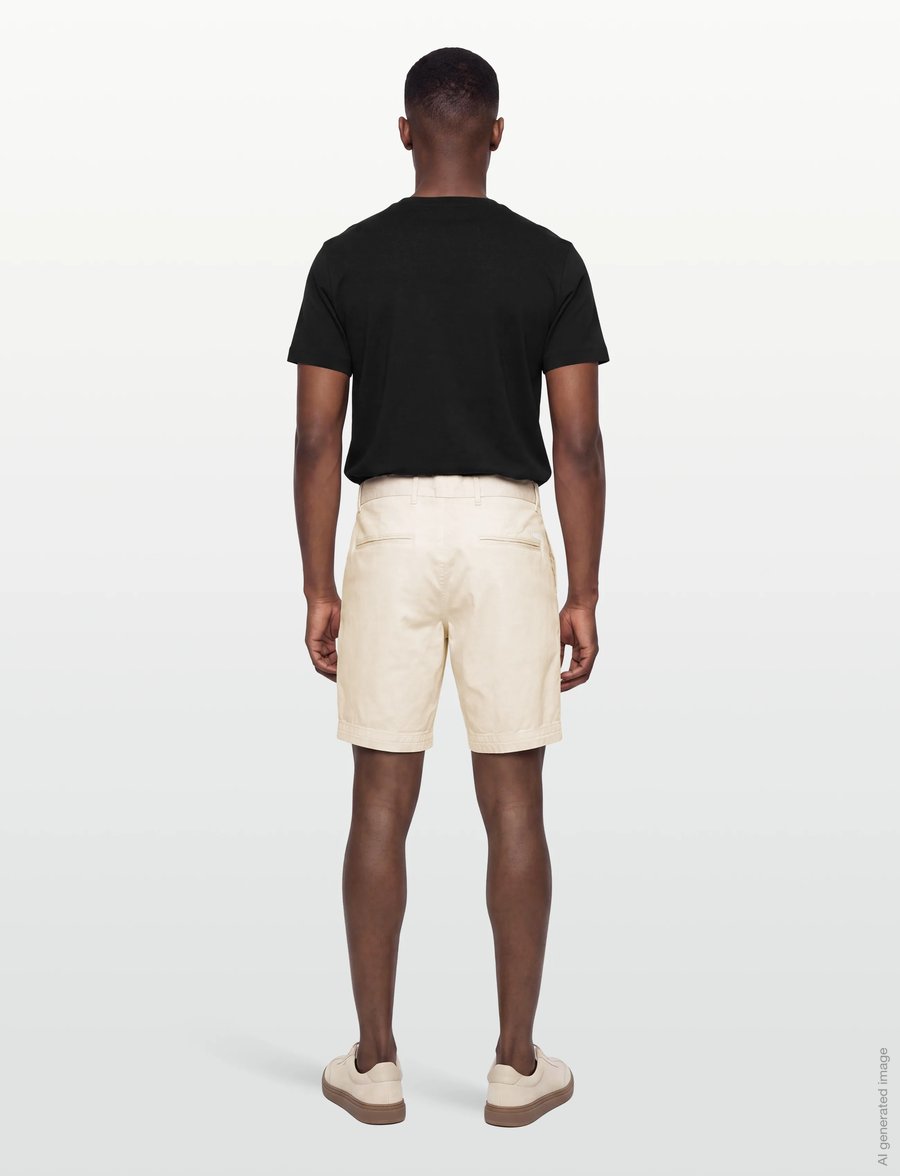 BOSS - H-Slice-Shorts1 - chinos shorts - open white - 4