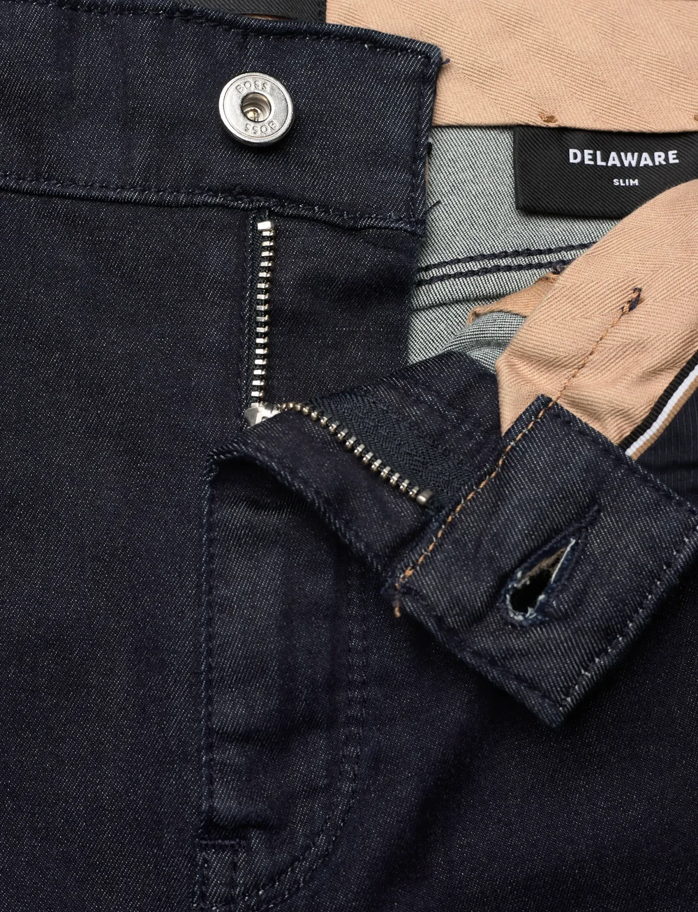 BOSS - H-Delaware NFS - kitsad teksad - dark blue - 3