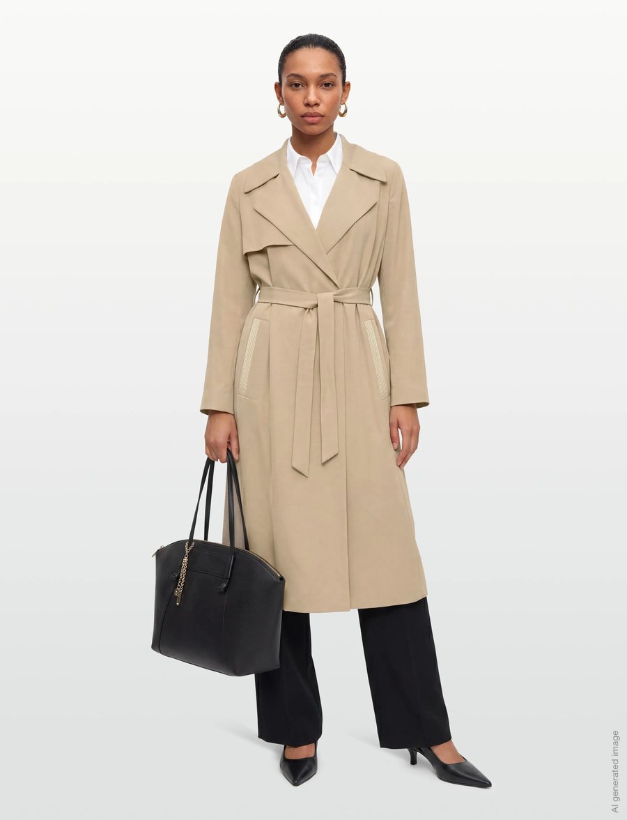 BOSS - Calissya - trenchcoats - light beige - 0