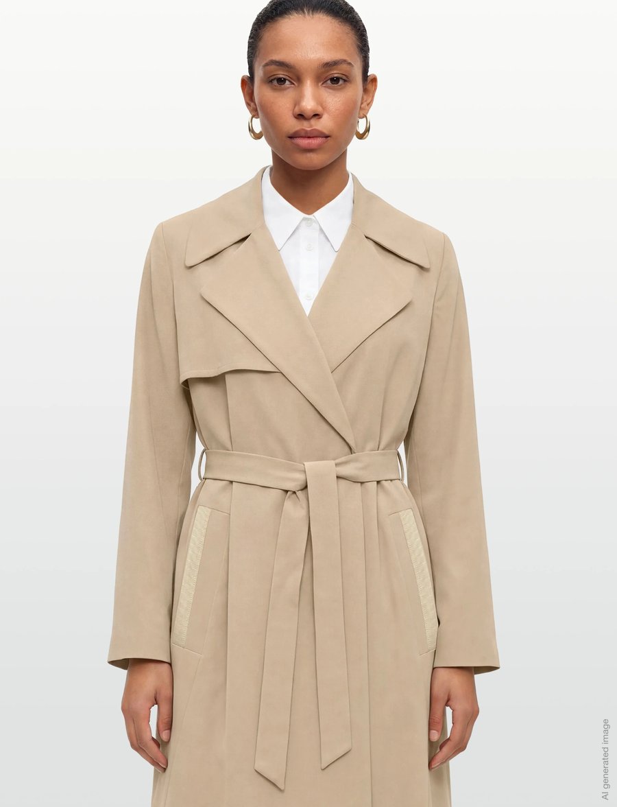 BOSS - Calissya - trenchcoats - light beige - 3