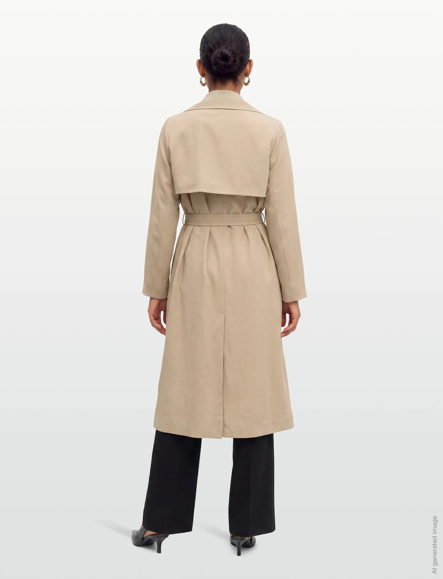BOSS - Calissya - trenchcoats - light beige - 4