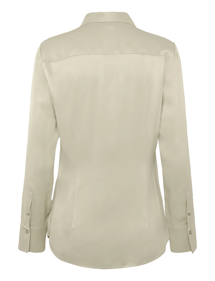BOSS - Beruta1 - long sleeved blouses - light beige - 1