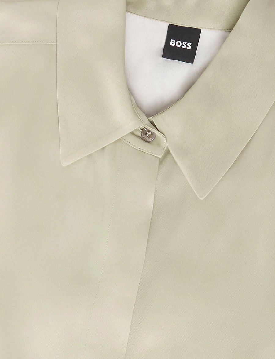BOSS - Beruta1 - long sleeved blouses - light beige - 2