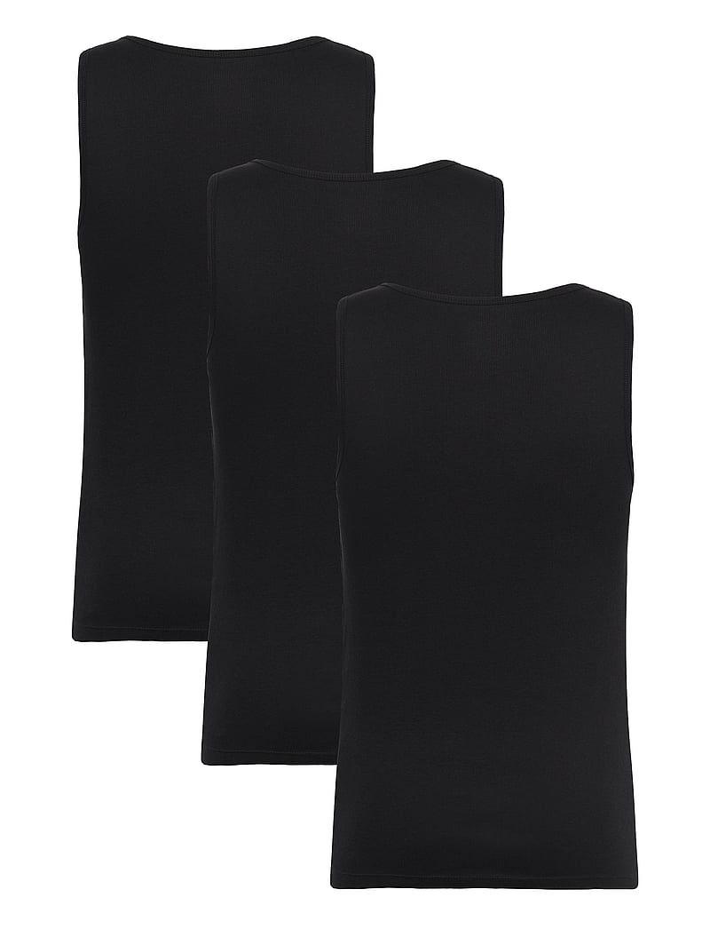 BOSS - TankTop3P RibClassic - tank tops - black - 2
