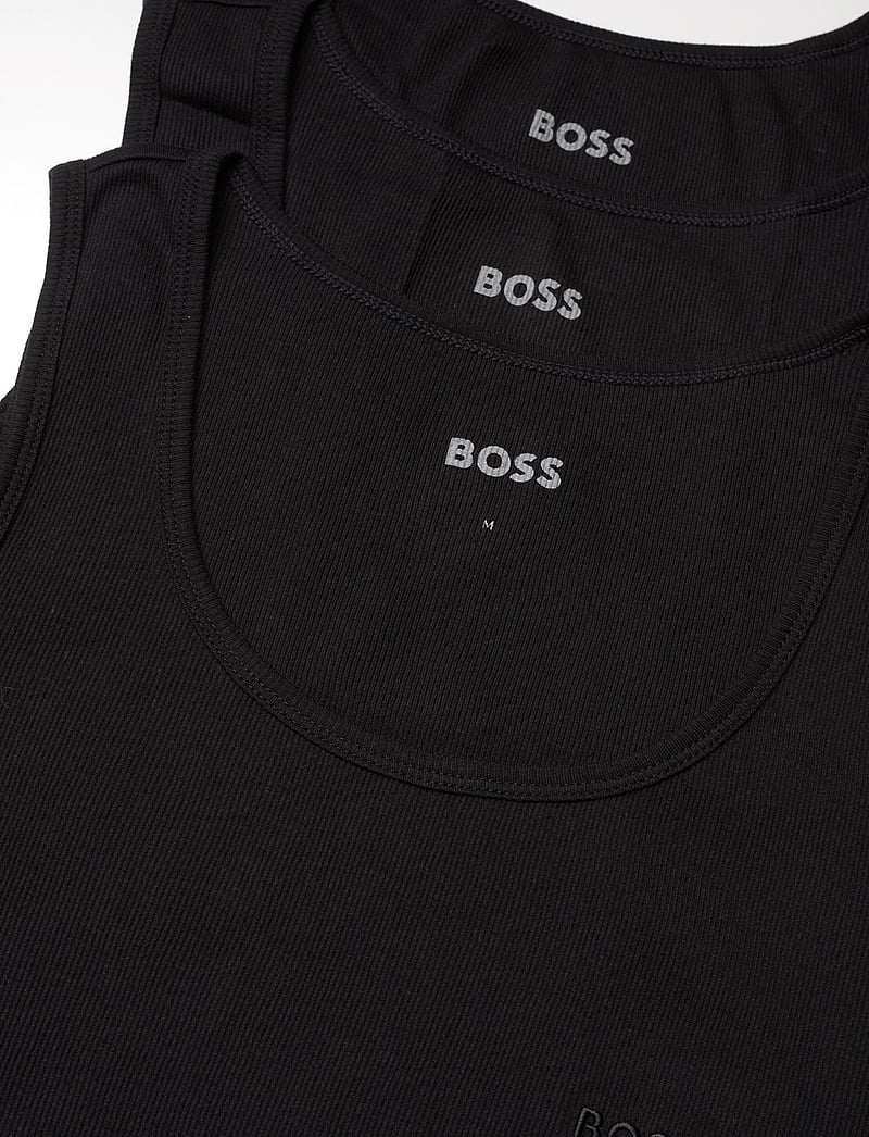 BOSS - TankTop3P RibClassic - tank tops - black - 1