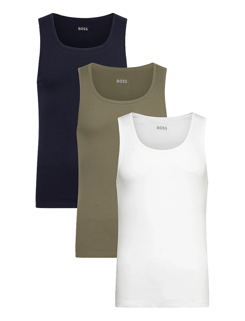 BOSS - TankTop3P RibClassic - linnen - open miscellaneous - 0