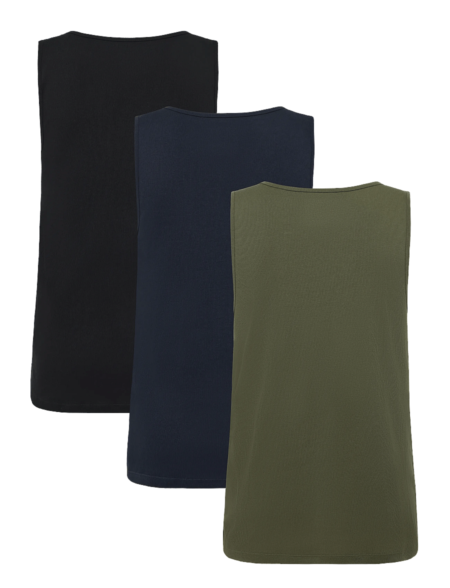 BOSS - TankTop3P RibClassic - tank tops - open miscellaneous - 1