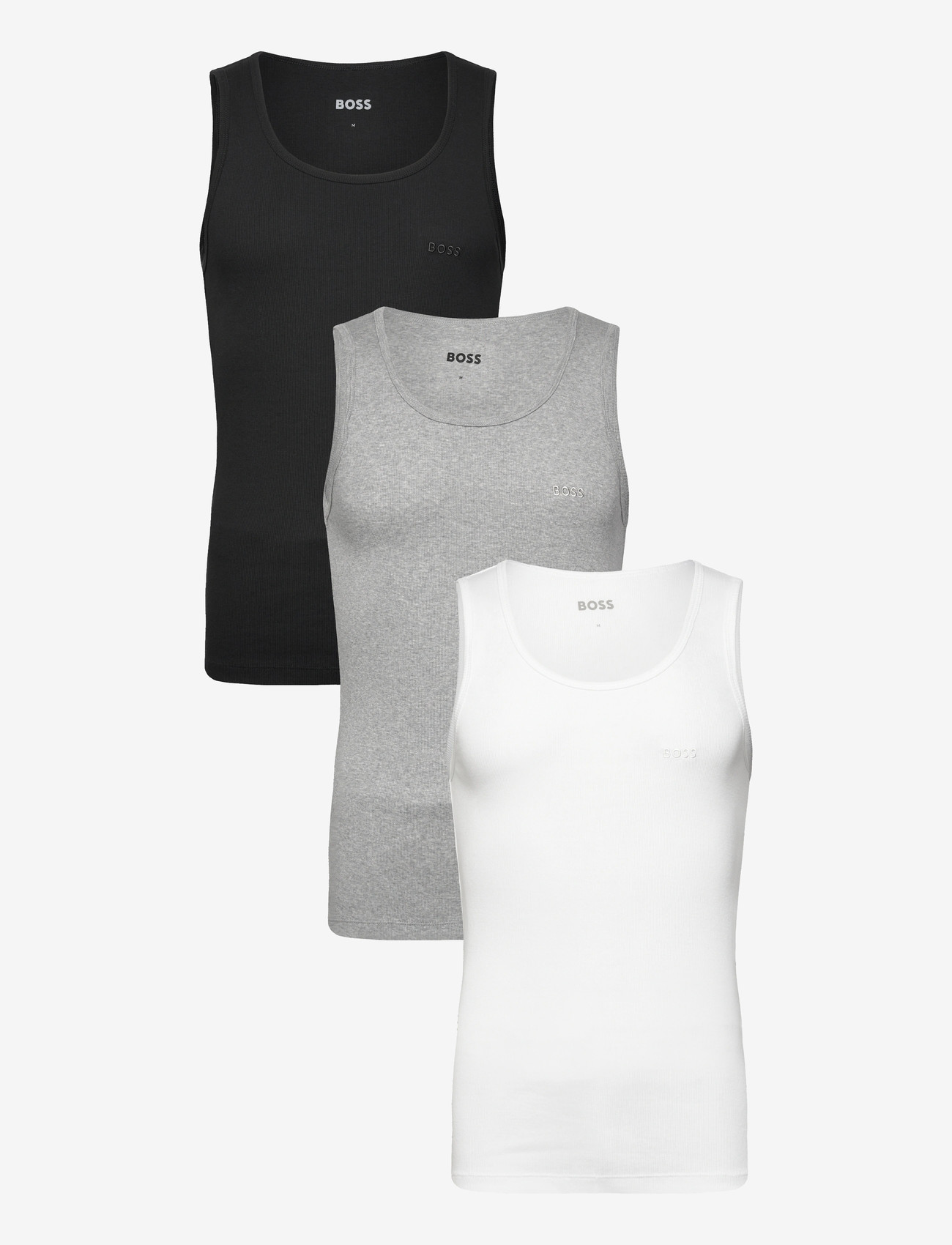 BOSS - TankTop3P RibClassic - varrukateta särgid - open miscellaneous - 0