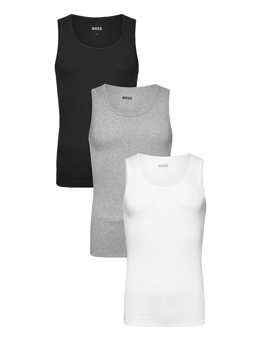 BOSS - TankTop3P RibClassic - tank tops - open miscellaneous - 0