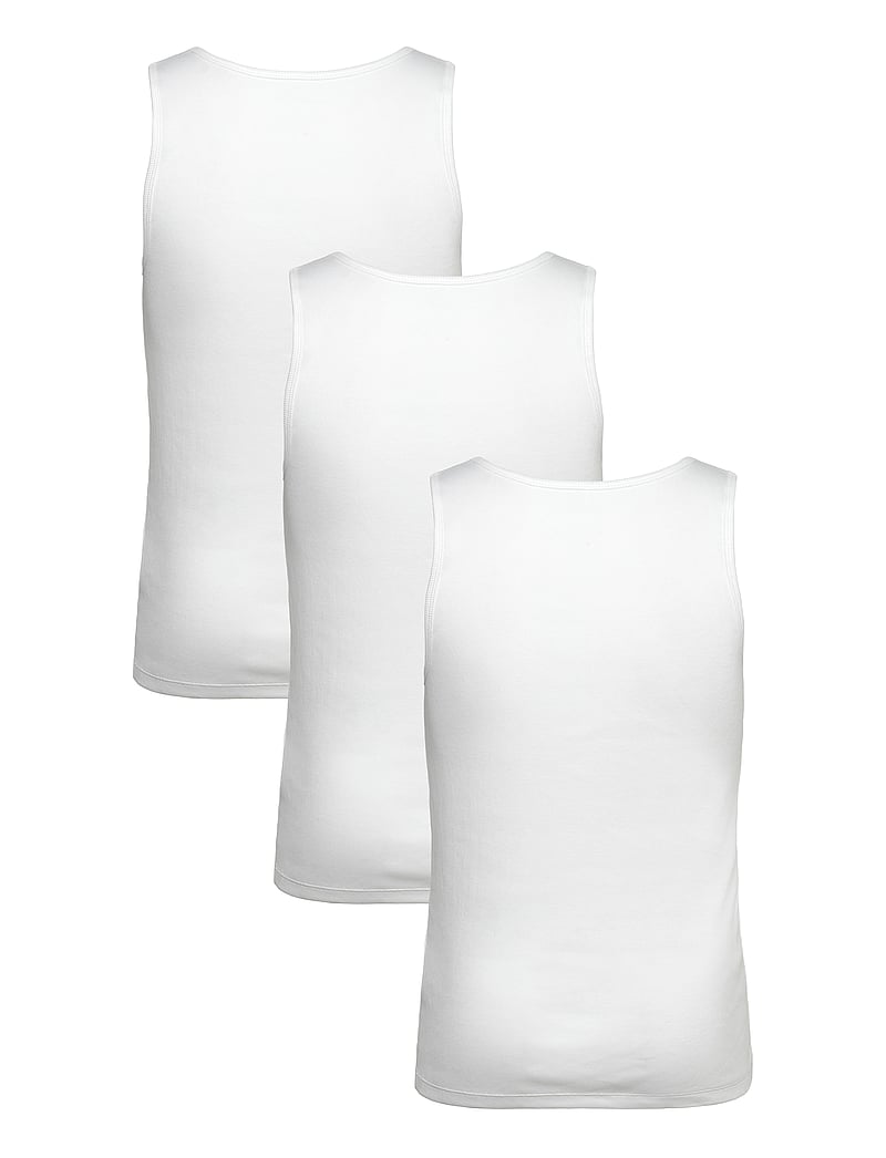 BOSS - TankTop3P RibClassic - tank tops - white - 2
