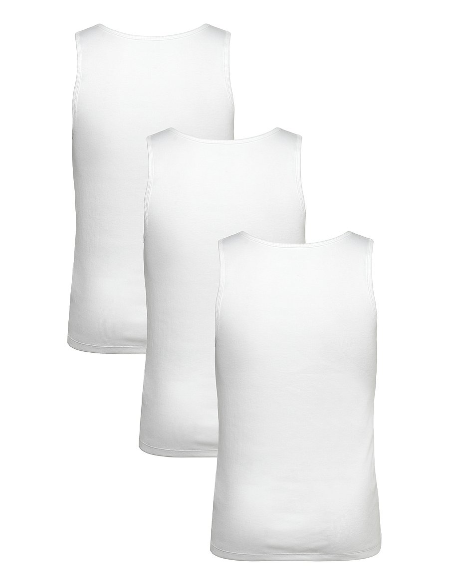BOSS - TankTop3P RibClassic - tank tops - white - 2