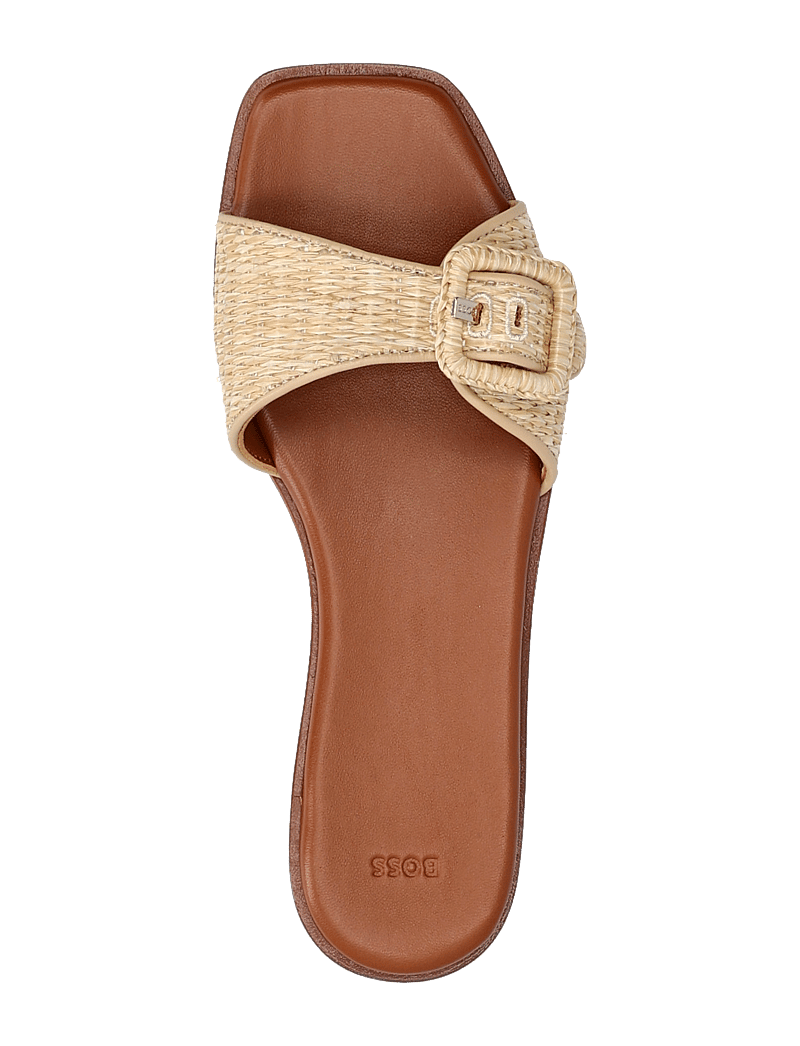 BOSS - Charlize_Slid10_RFBK - platta sandaler - light beige - 3