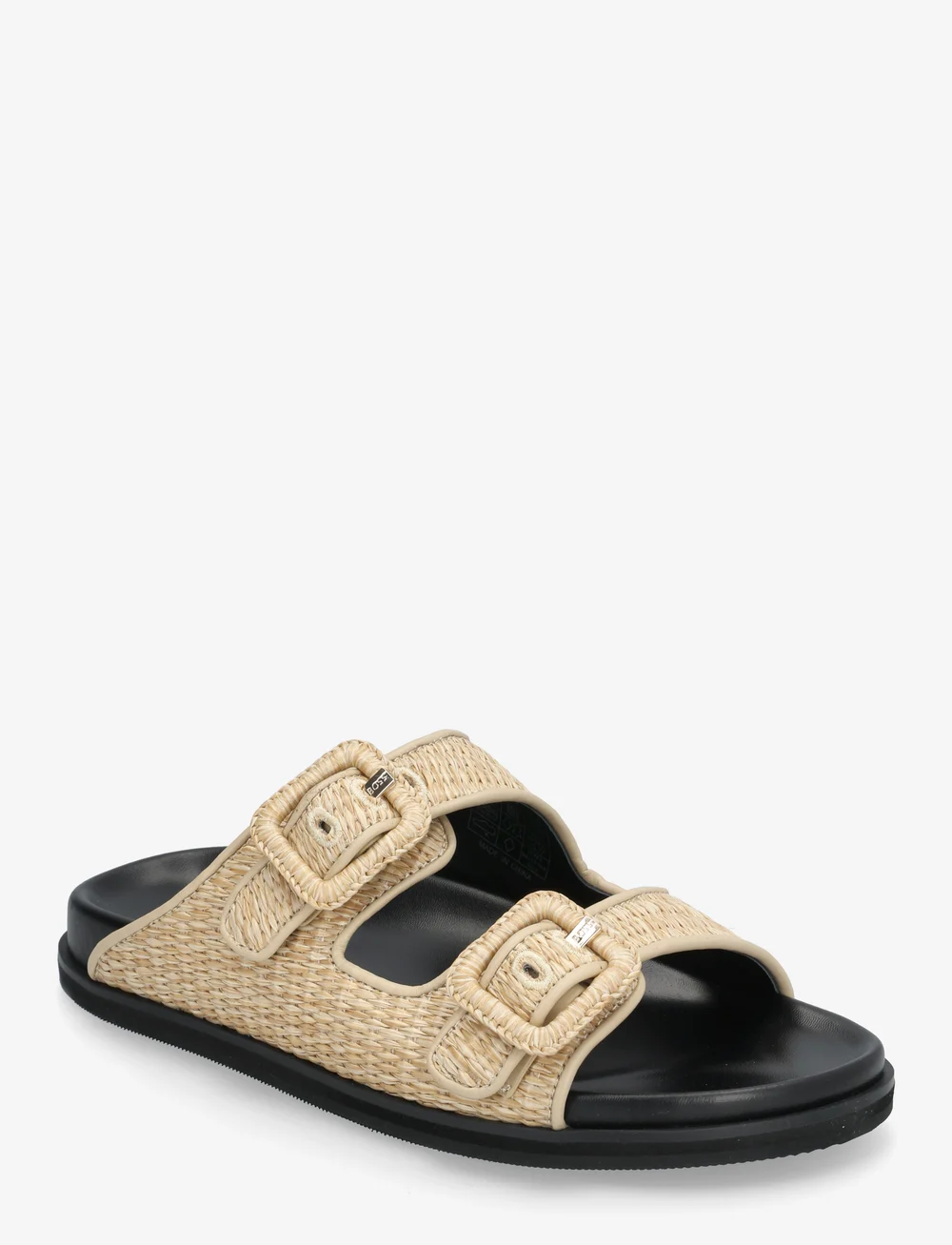 BOSS - Freyah_Slide_RFBK - flache sandalen - light beige - 0