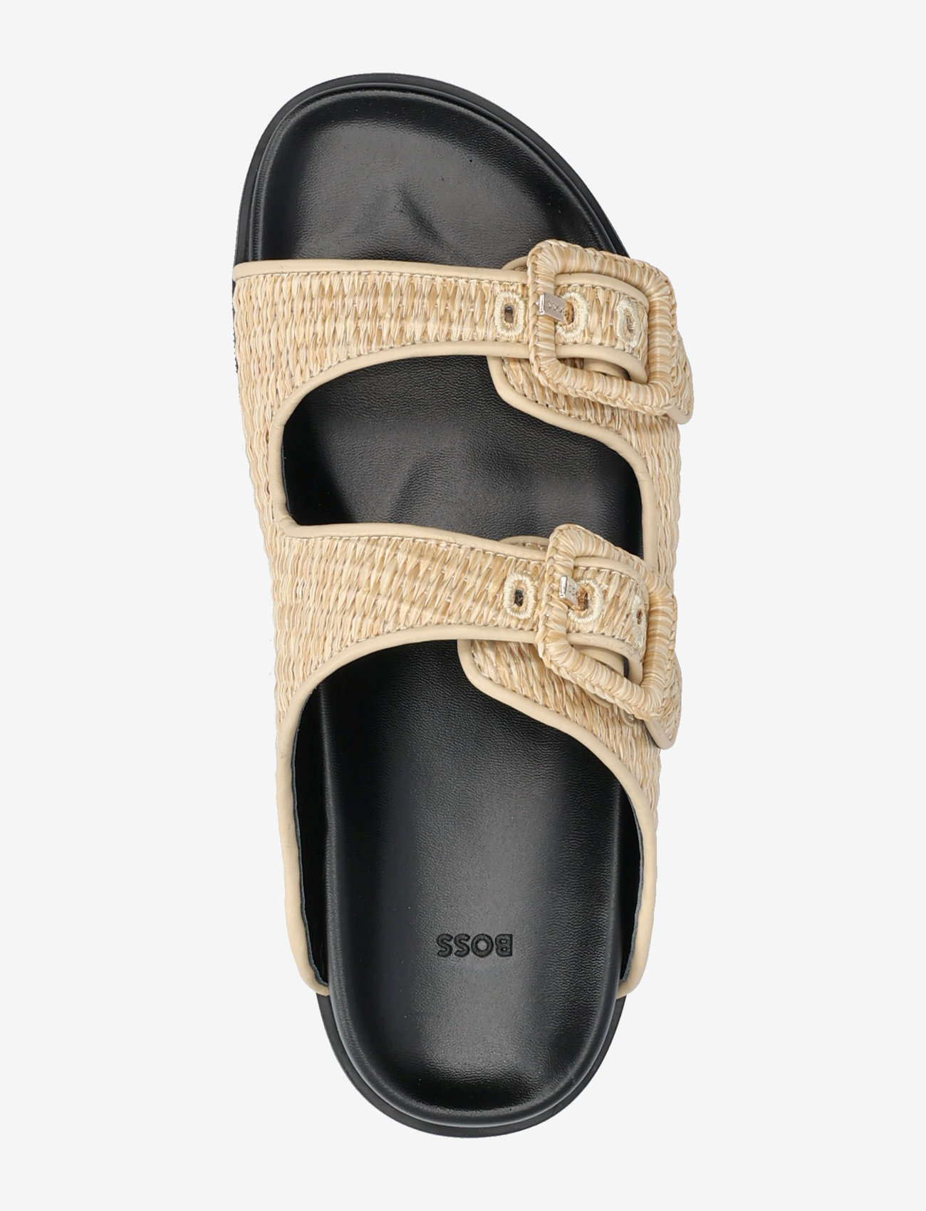 BOSS - Freyah_Slide_RFBK - platta sandaler - light beige - 3