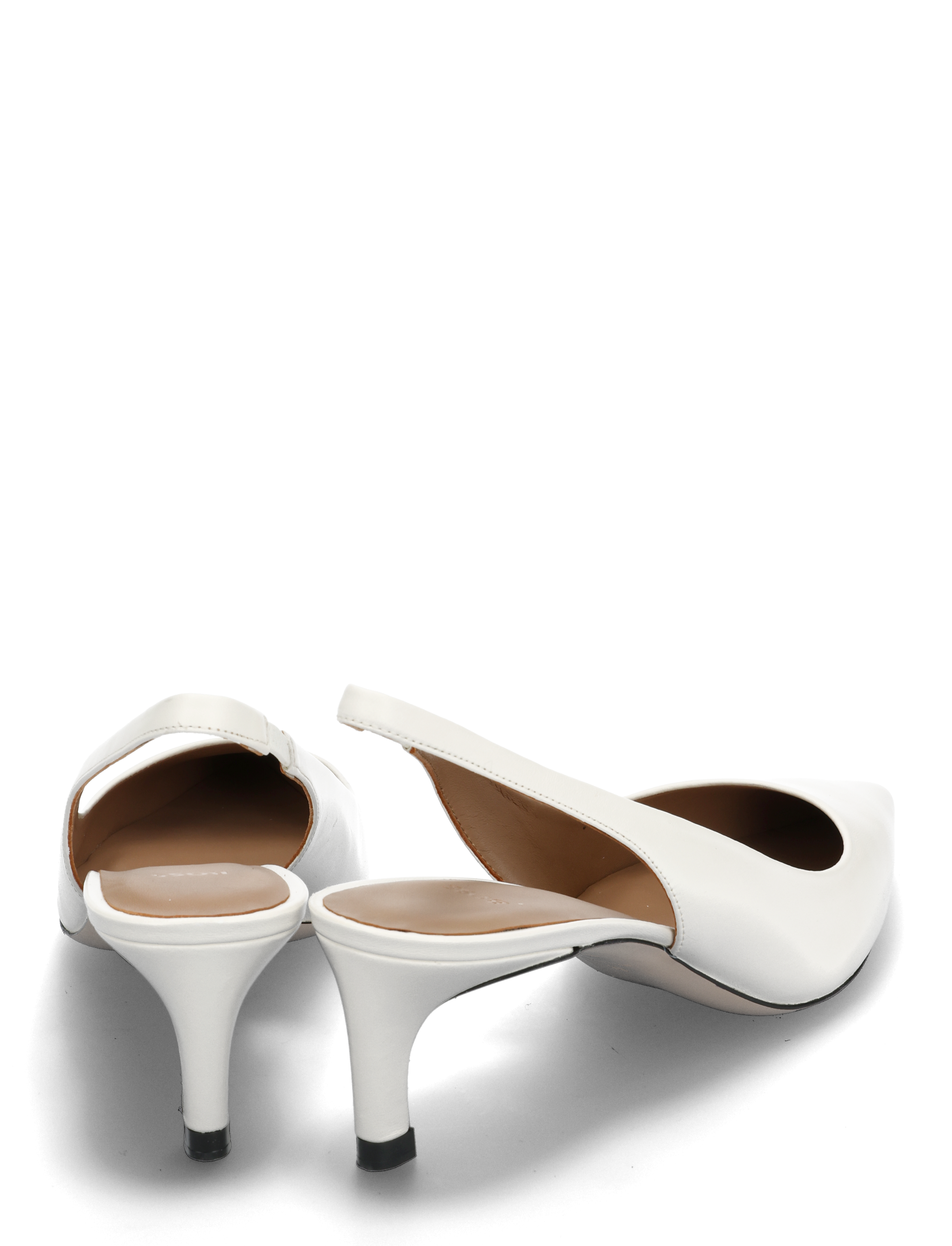 BOSS - Janet_SLB50_NA - slingbacks mit absatz - open white - 4