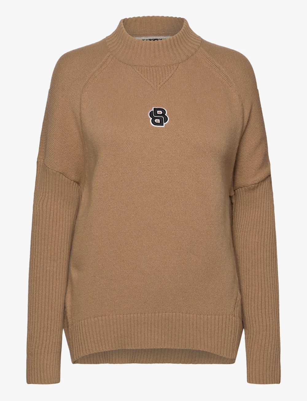 BOSS - Fasuyo - stickade tröjor - medium beige - 0