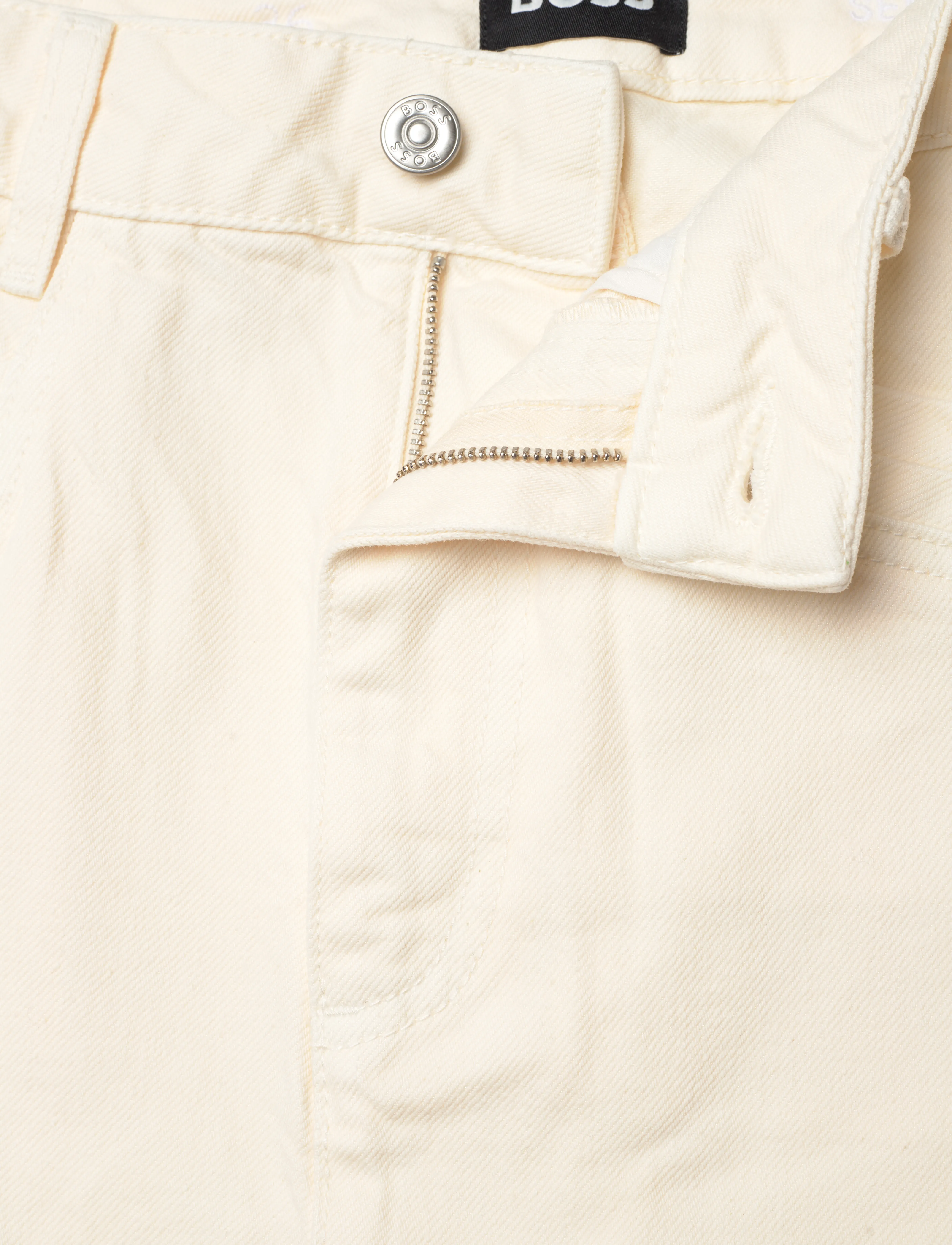 BOSS - SEMAIRE - jeanskjolar - open white - 2