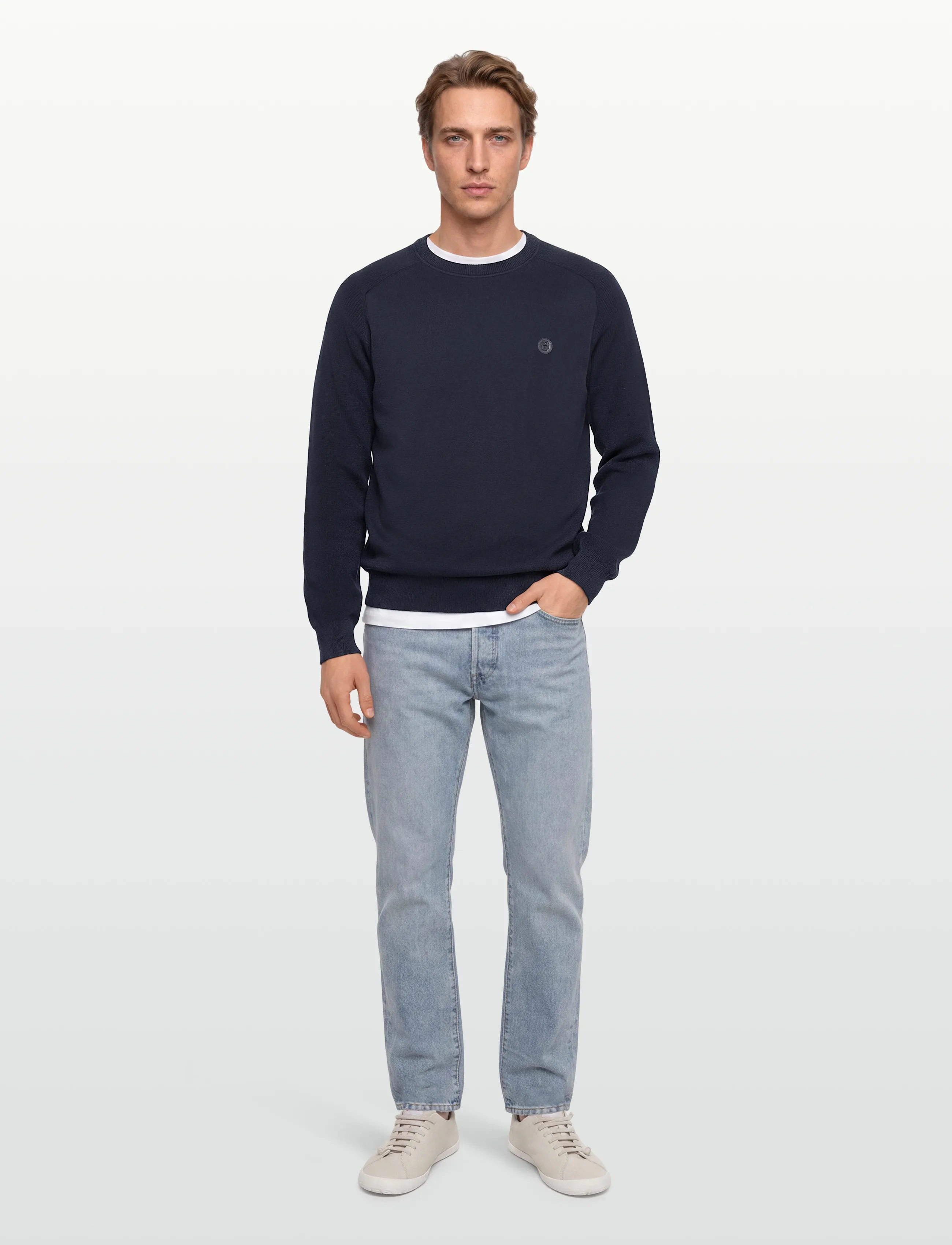 BOSS - C-Illian - basic knitwear - dark blue - 0