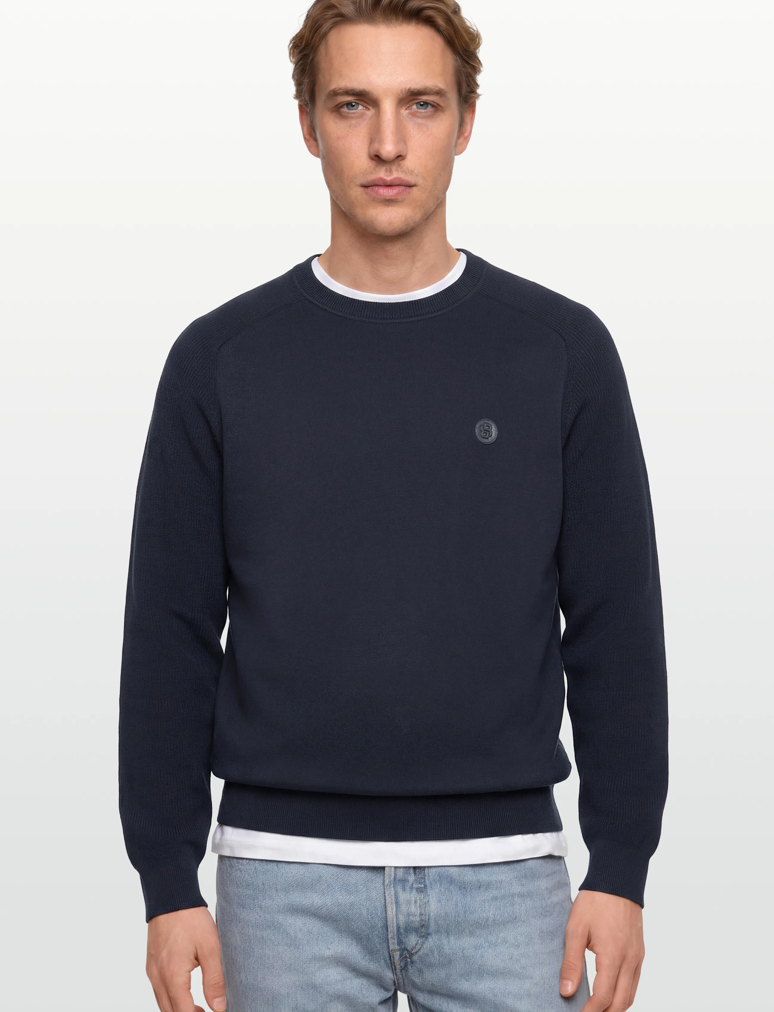 BOSS - C-Illian - basic knitwear - dark blue - 3