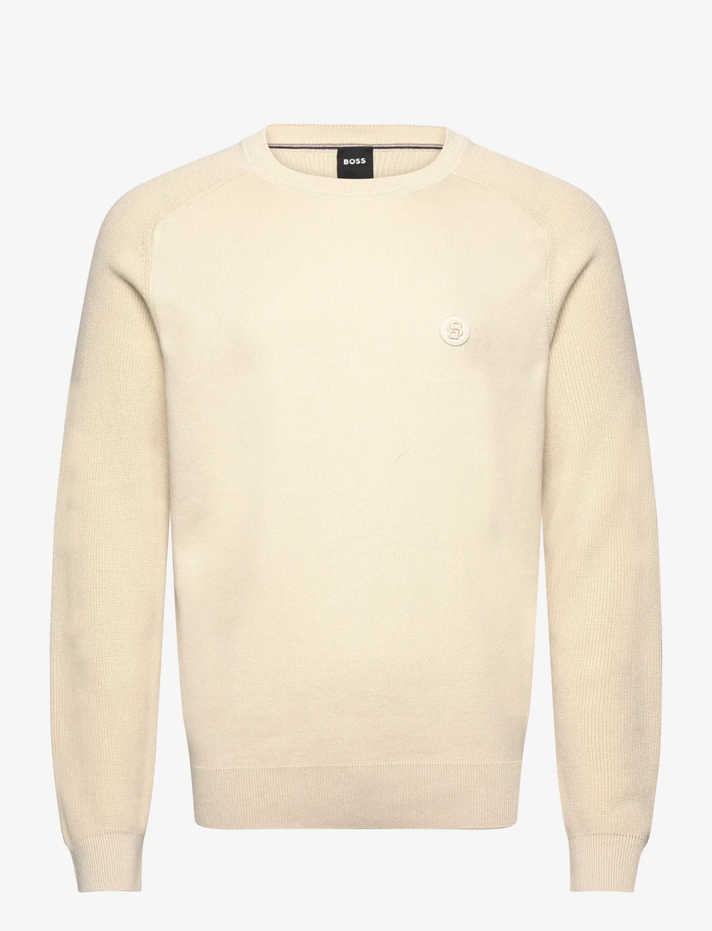 BOSS - C-Illian - knitted round necks - open white - 0