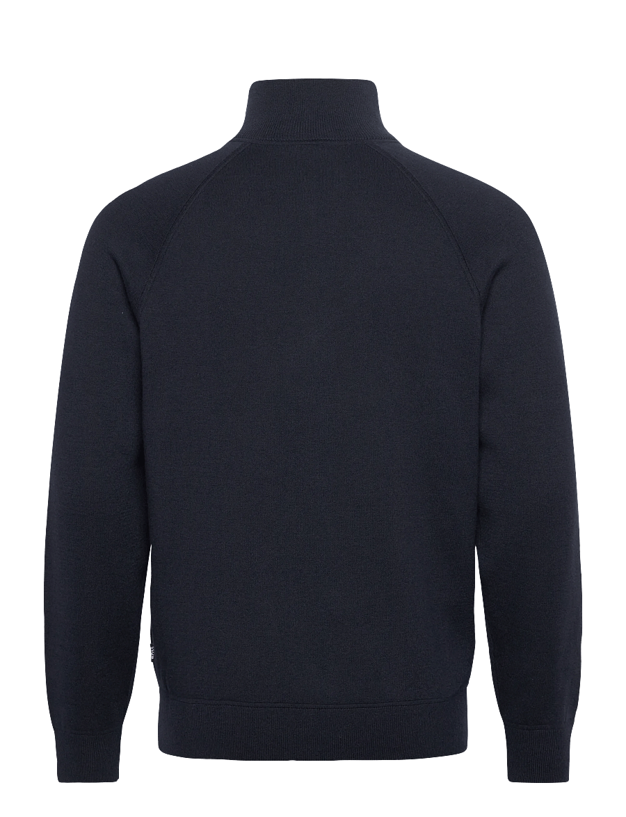 BOSS - H-Idino - full zip strik - dark blue - 1