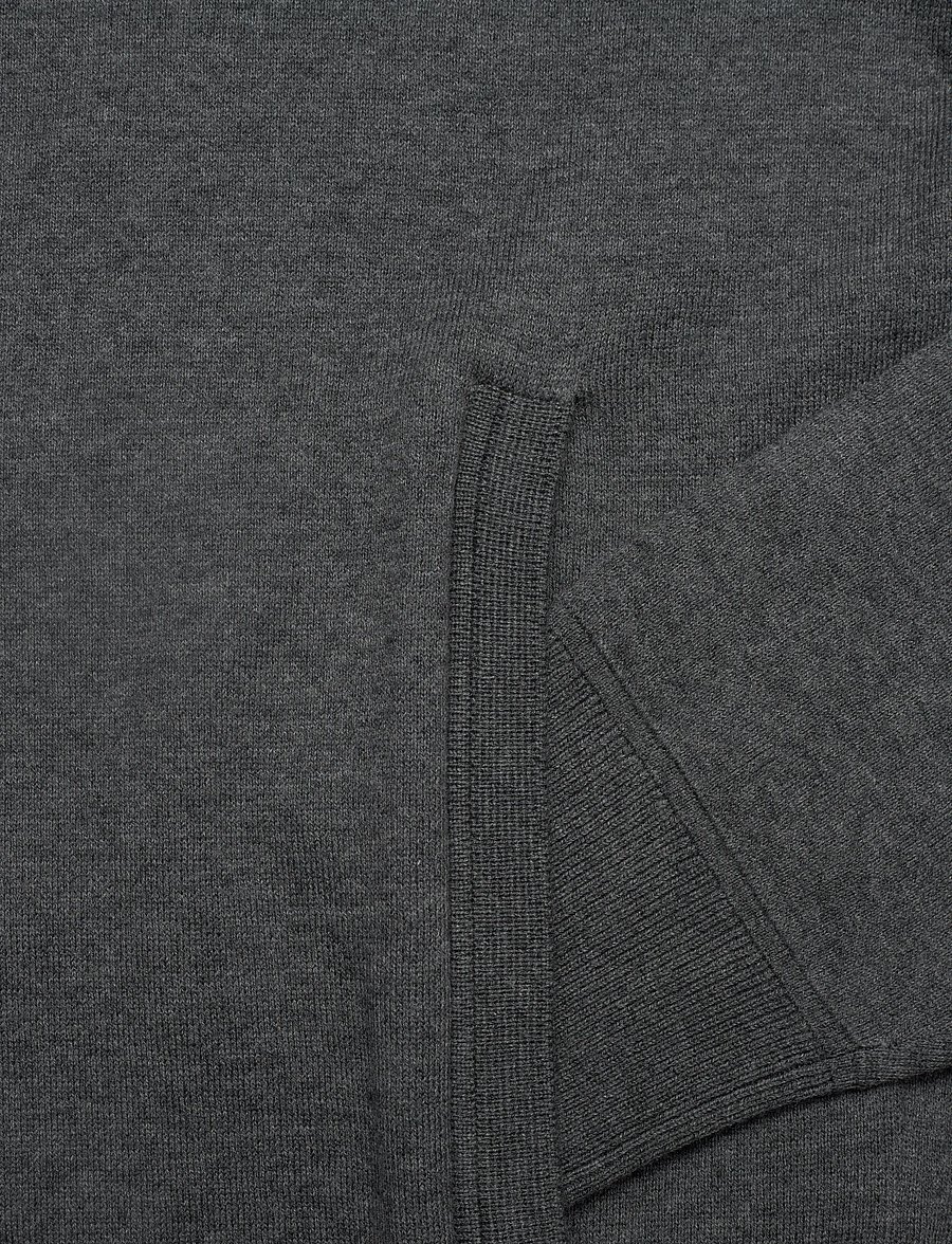 BOSS - H-Idino - fullzip strik - medium grey - 3