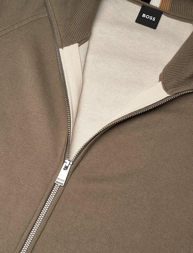 BOSS - H-Idino - full zip tröjor - open brown - 2