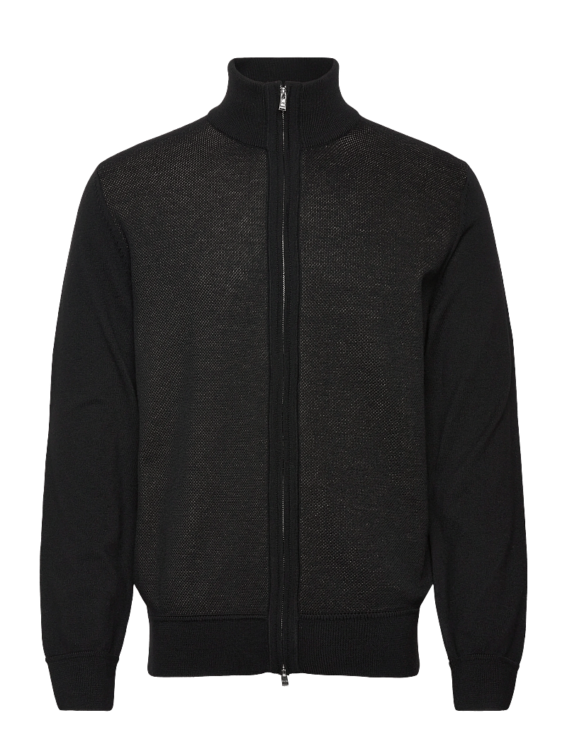 BOSS - H-Illarione - full zip tröjor - black - 0
