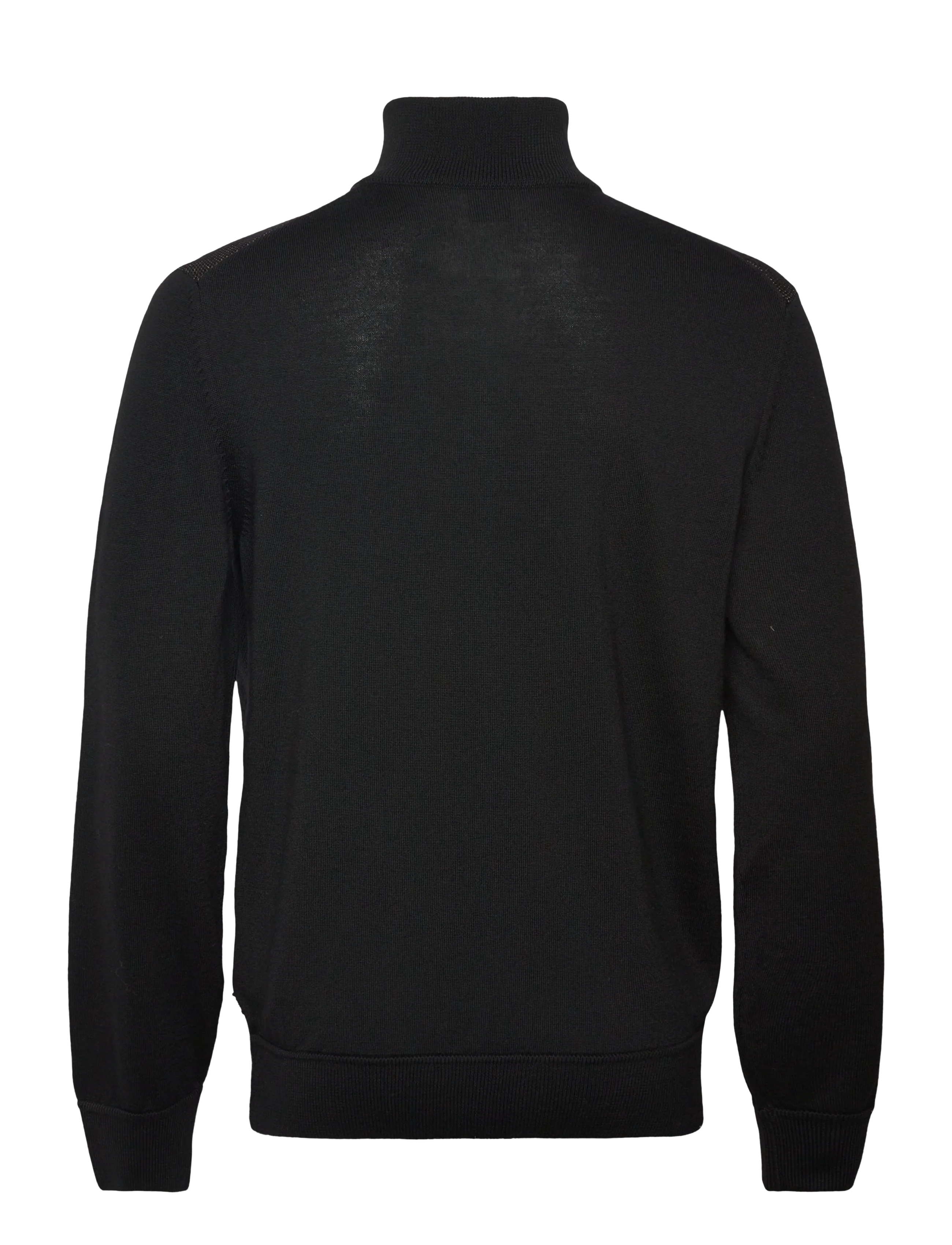 BOSS - H-Illarione - pullover mit durchgehendem reißverschluss - black - 1