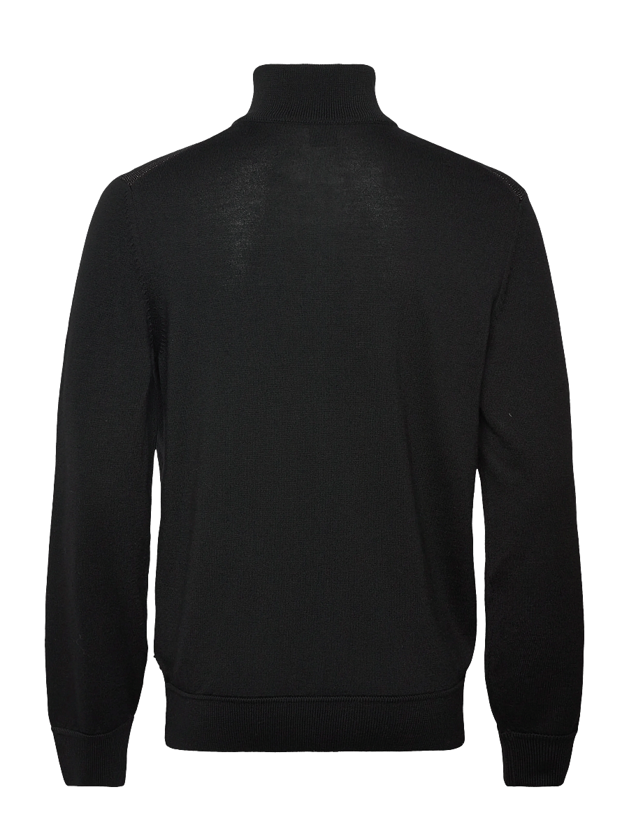 BOSS - H-Illarione - pullover mit durchgehendem reißverschluss - black - 1
