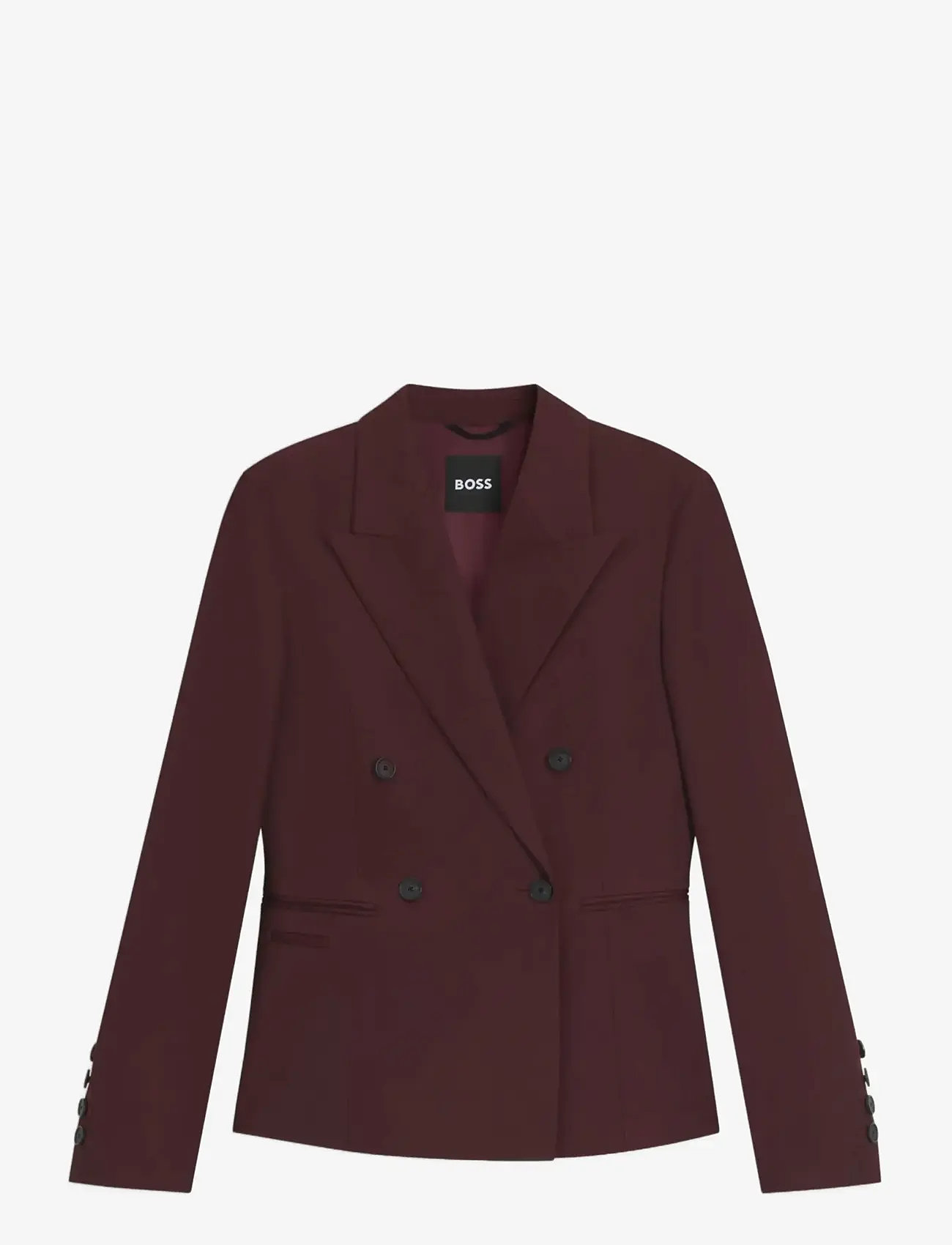 BOSS - Jiamia - zweireihige blazer - dark purple - 0