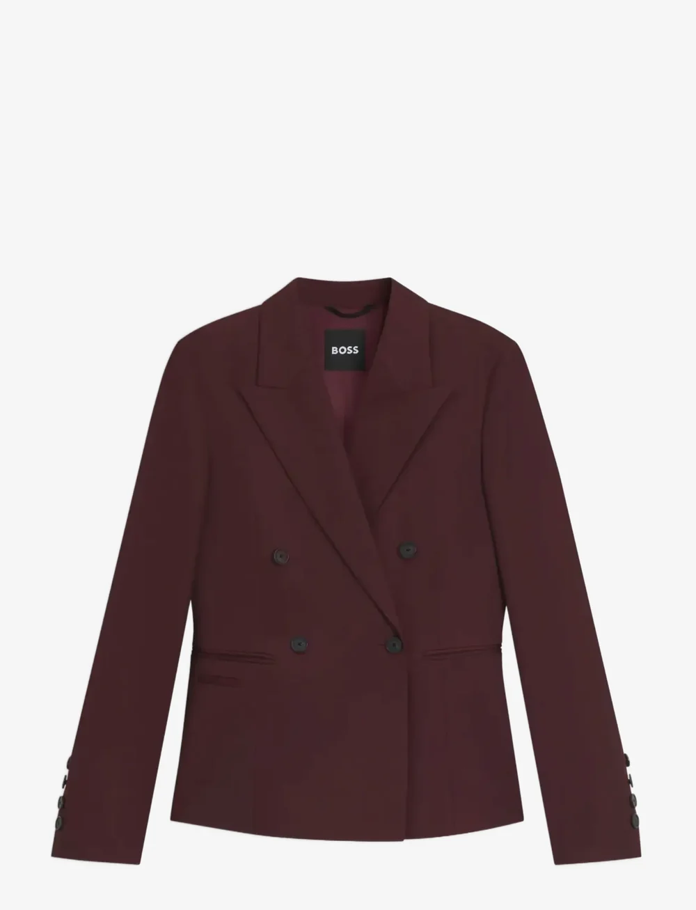 BOSS - Jiamia - zweireihige blazer - dark purple - 0