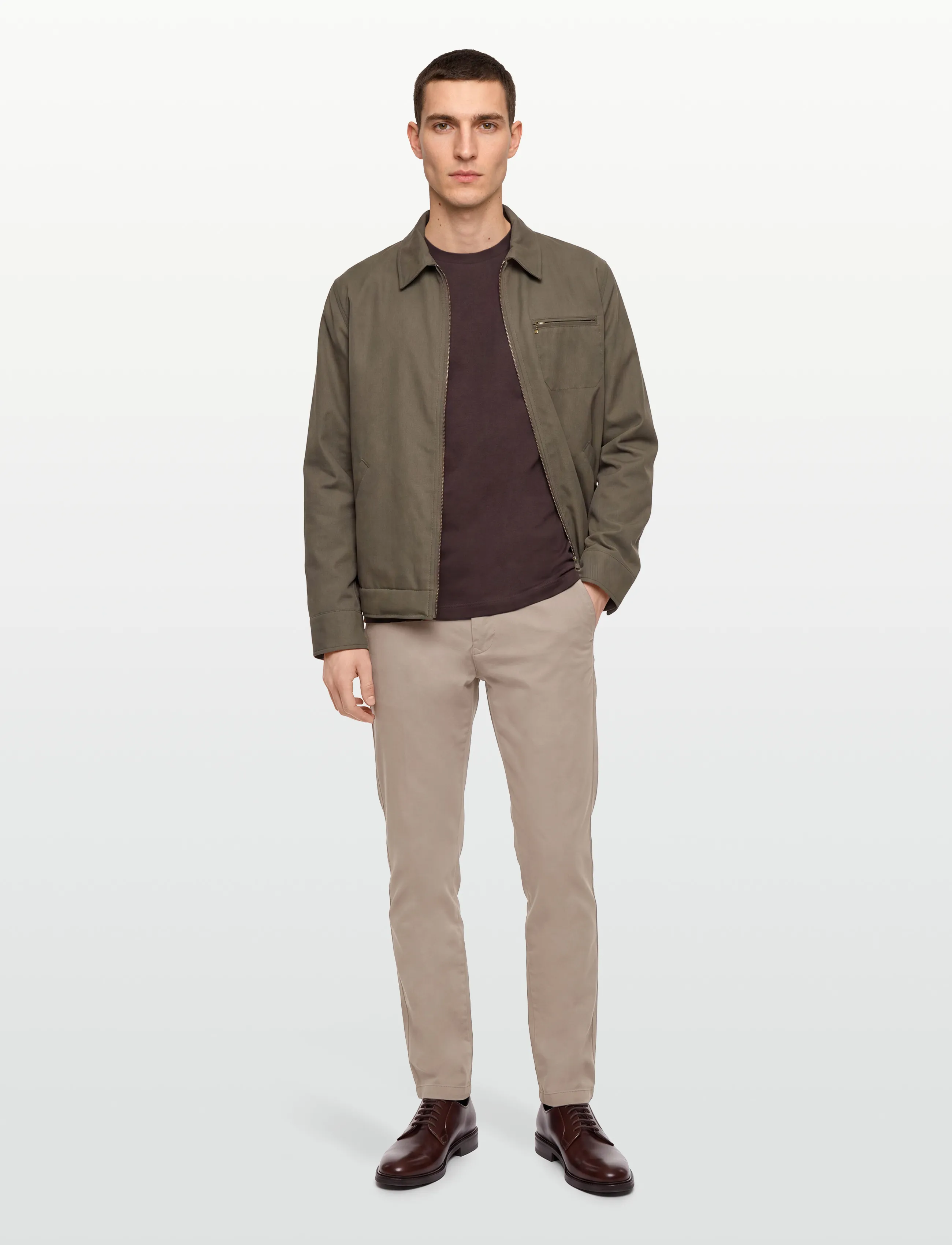 BOSS H-Kane1, 36 x 32, Trousers, Beige - Chinos, Männerswear
