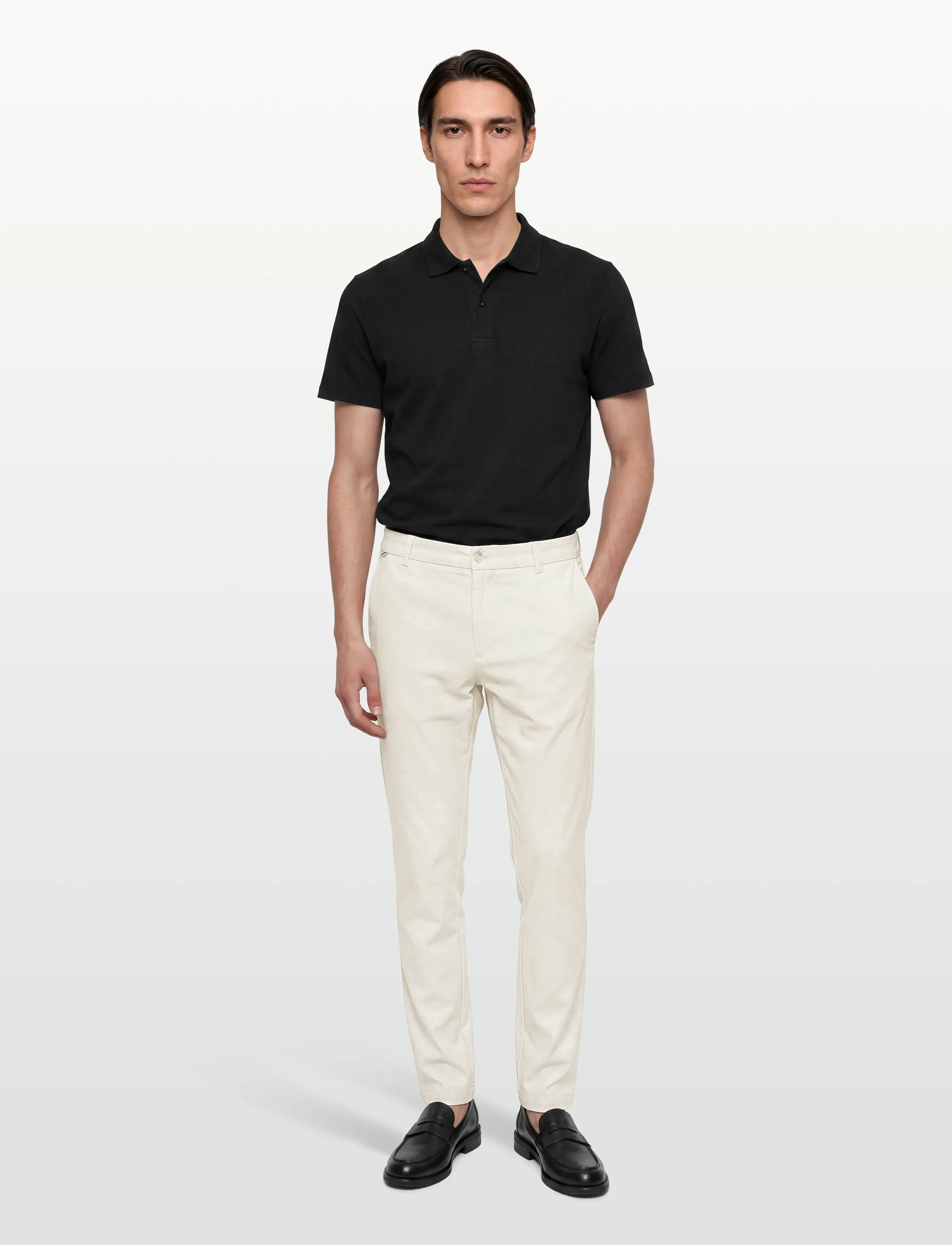 BOSS H-Kane1 - Trousers - OPEN WHITE / cream