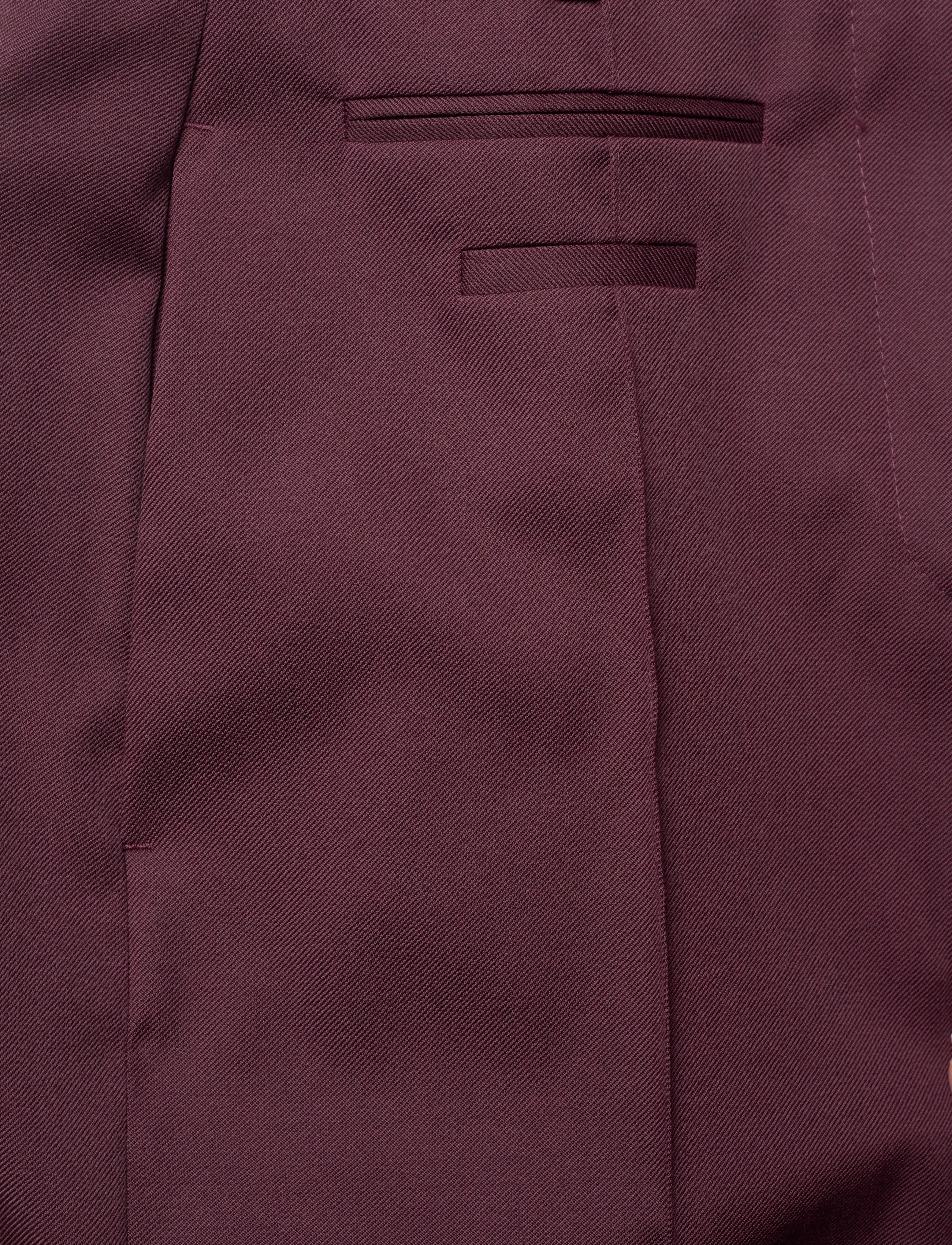 BOSS - Talimia - sérsniðnar buxur - dark purple - 2