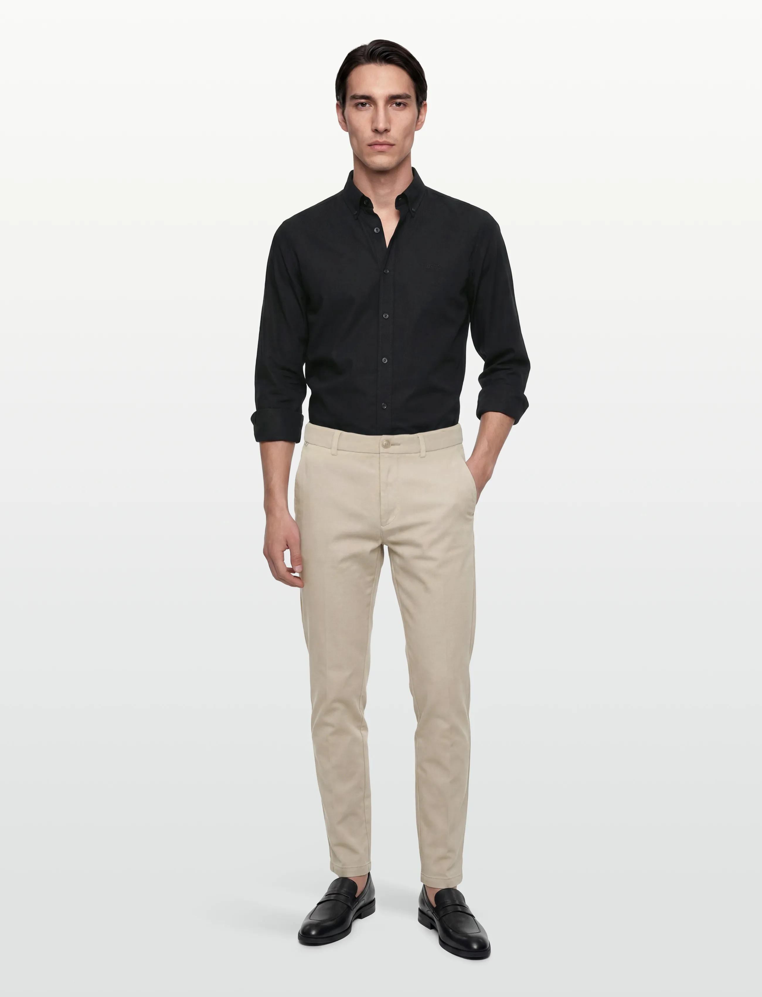 BOSS H-Kaiton1, 36 x 32, Trousers, Beige - Chinos, Männerswear