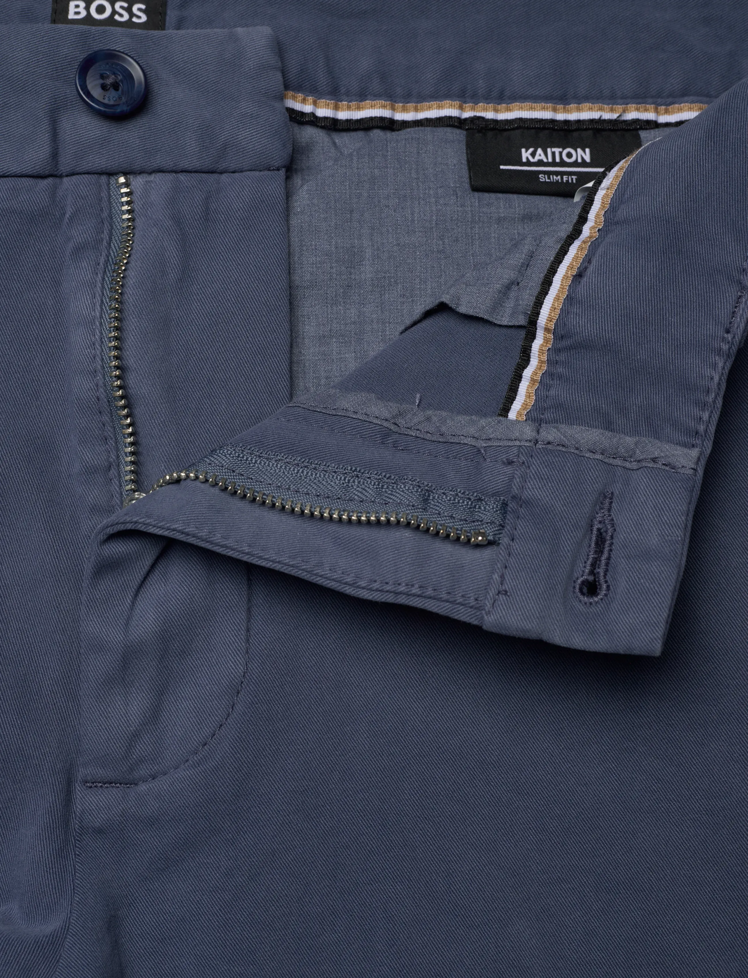 BOSS - H-Kaiton1 - casual bukser - open blue - 3